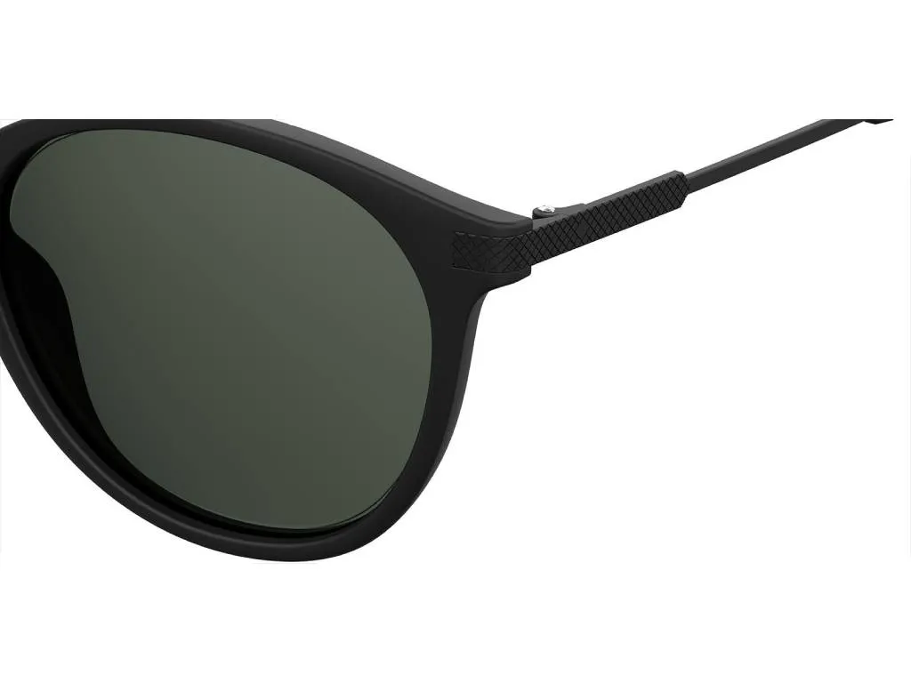 Polaroid PLD 2062/S 003/M9 Occhiali da sole Plastica Nero-opaco Grigio Rotonda Polarizzata - immagine 2