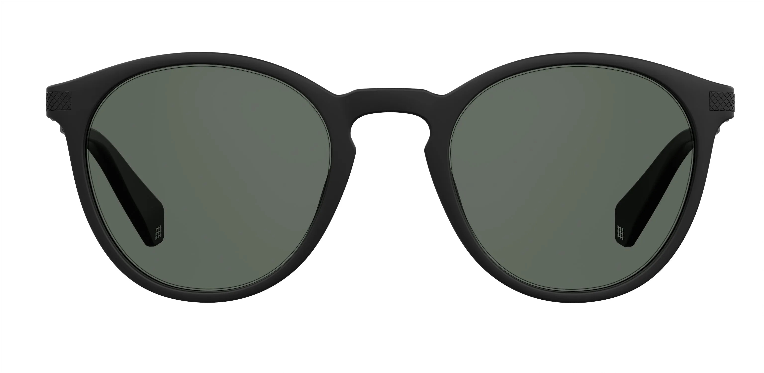 Polaroid PLD 2062/S 003/M9 Occhiali da sole Plastica Nero-opaco Grigio Rotonda Polarizzata - immagine 3