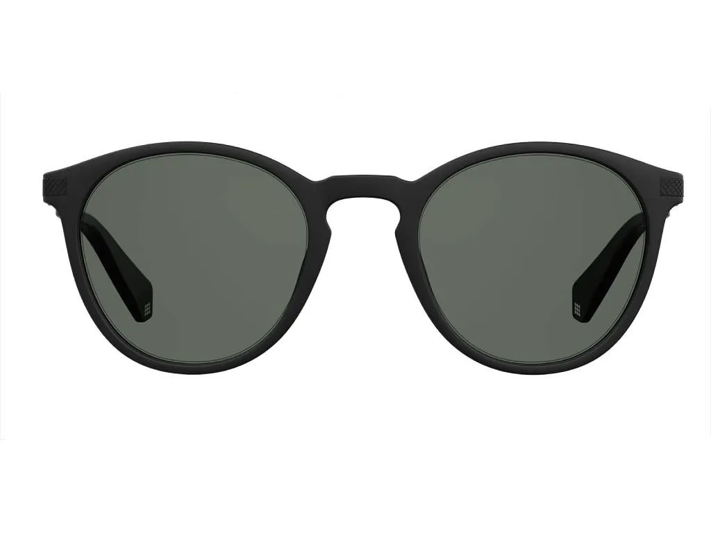 Polaroid PLD 2062/S 003/M9 Occhiali da sole Plastica Nero-opaco Grigio Rotonda Polarizzata - immagine 4