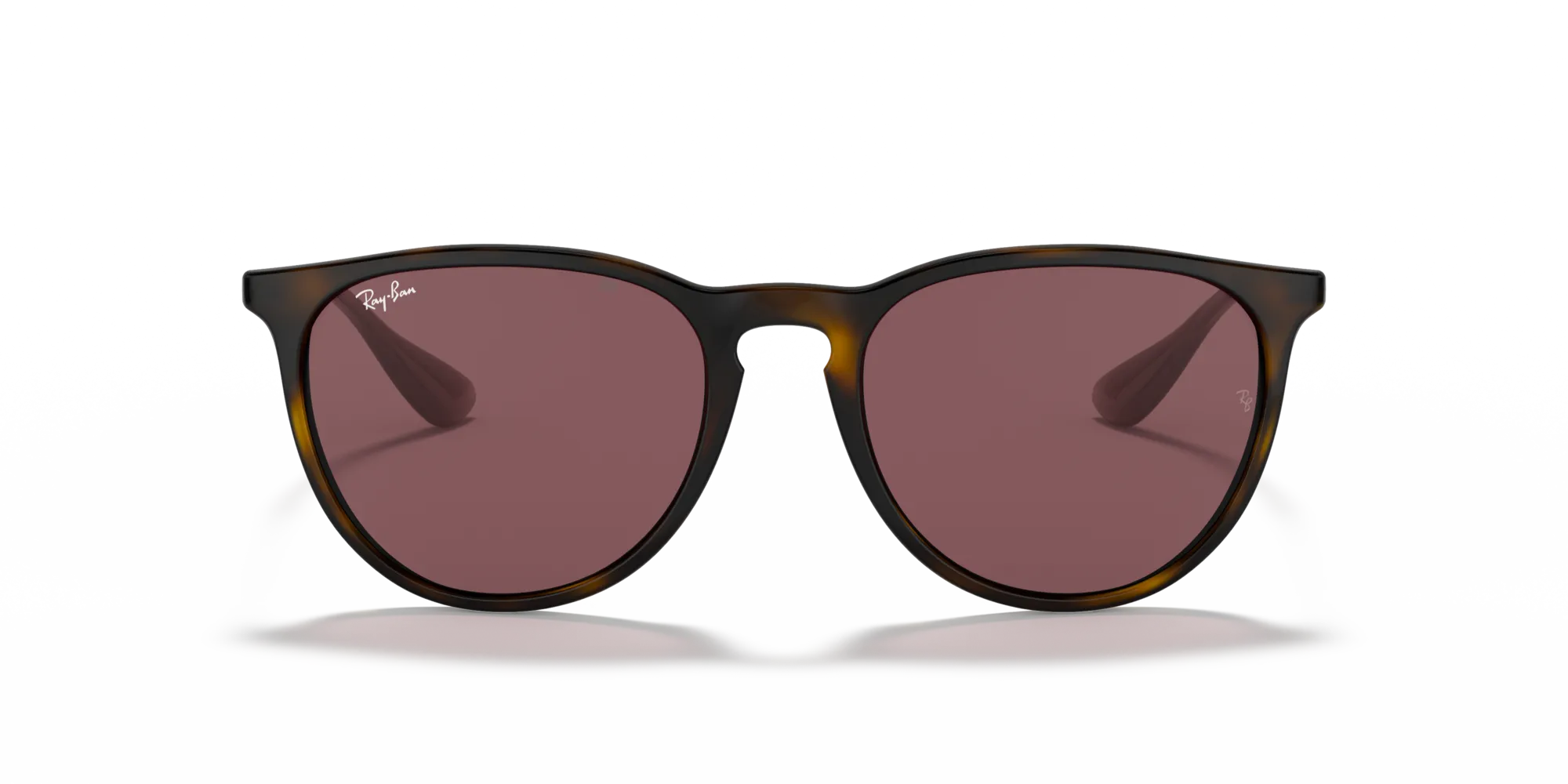 Ray - Ban RB4171 ERIKA 639175 Occhiali da sole Iniettato Tartaruga Viola Pantos Normale - immagine 3