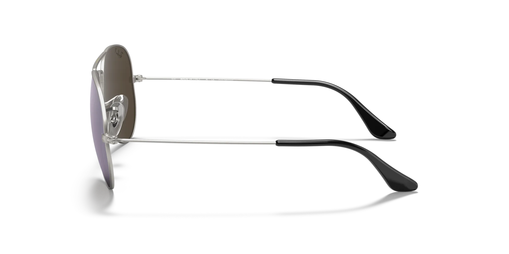 Ray - Ban RB3025 AVIATOR 019/W3 Occhiali da sole Metallo Argento Grigio Pilot Polarizzata - immagine 4