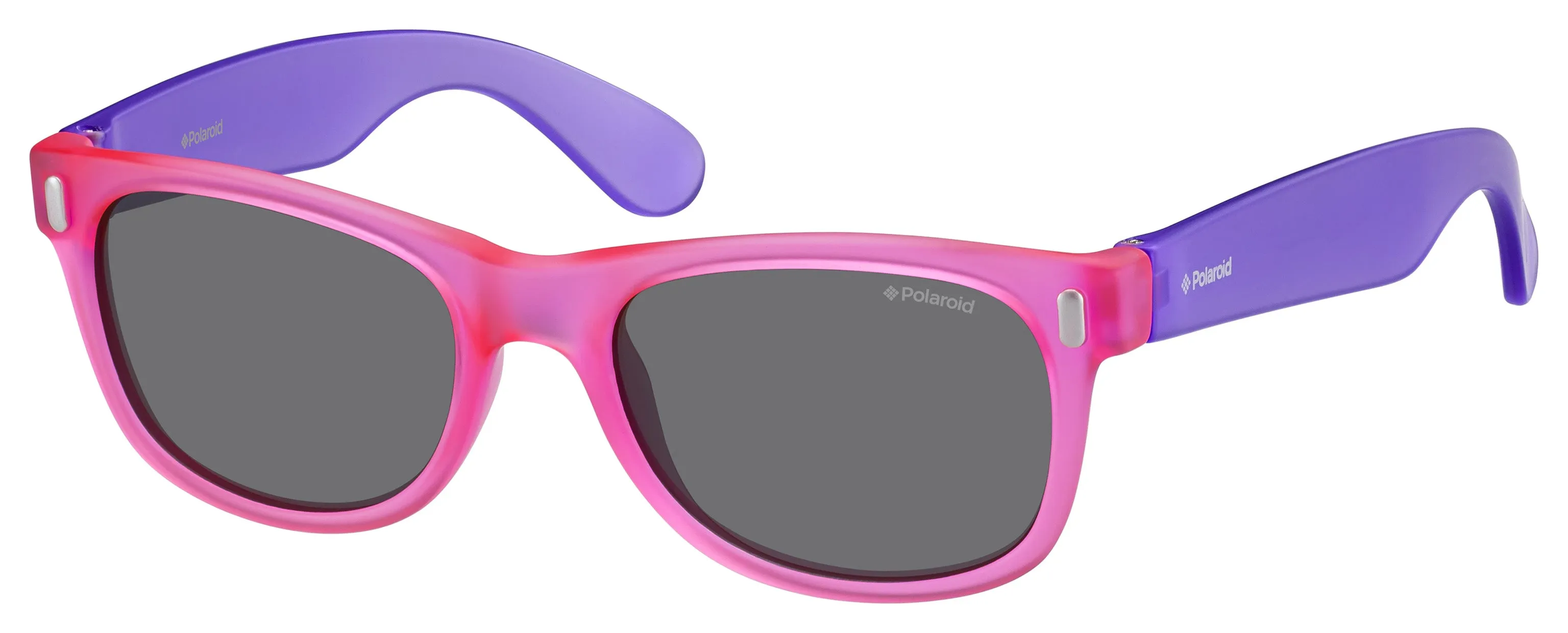 Polaroid P0115 IUB/Y2 Occhiali da sole bambino Plastica Rosa Squadrata Polarizzata - immagine 1