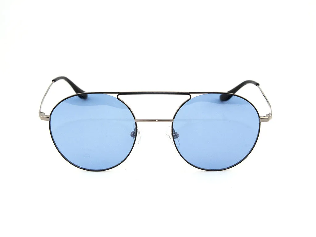 Exit+ Unisex EX375 C.04 Occhiali da sole Metallo Nero Rotonda Normale - immagine 2