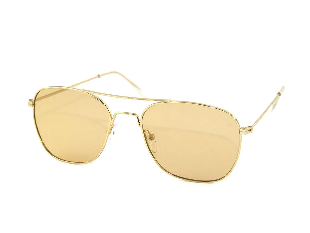 Exit+ Unisex EX360 C.01 Occhiali da sole Metallo Oro Squadrata Normale - immagine 1