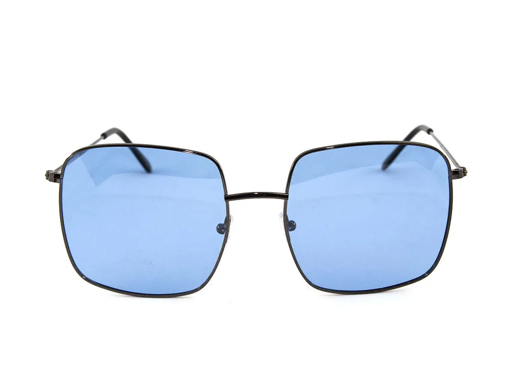 Exit+ Donna EX359 C.04 Occhiali da sole Metallo Canna di fucile Oversize Normale - immagine 2