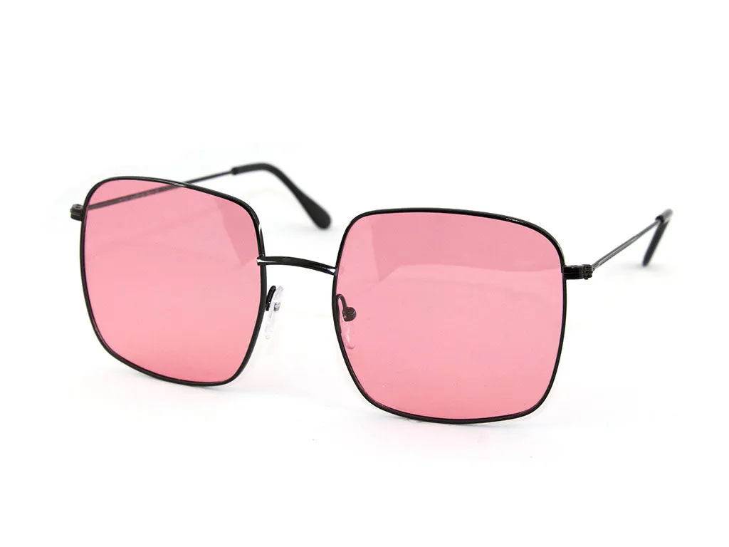 Exit+ Donna EX359 C.03 Occhiali da sole Metallo Nero Oversize Normale - immagine 1