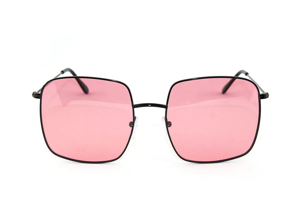 Exit+ Donna EX359 C.03 Occhiali da sole Metallo Nero Oversize Normale - immagine 2