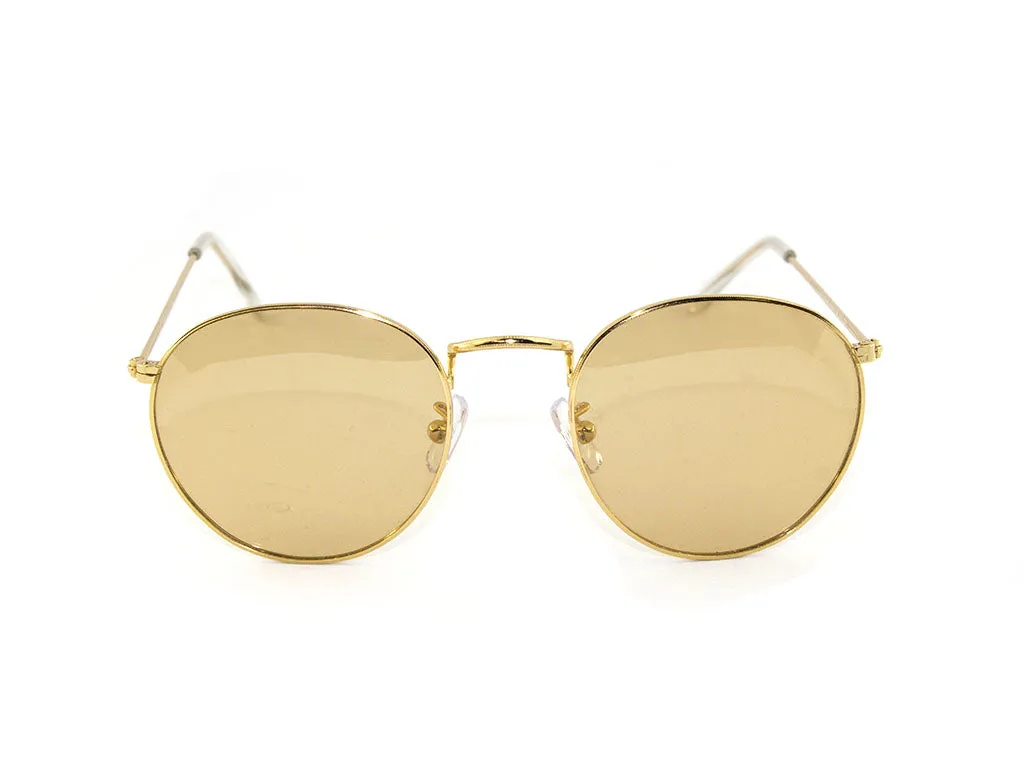 Exit+ Unisex EX353 C.01 Occhiali da sole Metallo Oro Pantos Normale - immagine 2