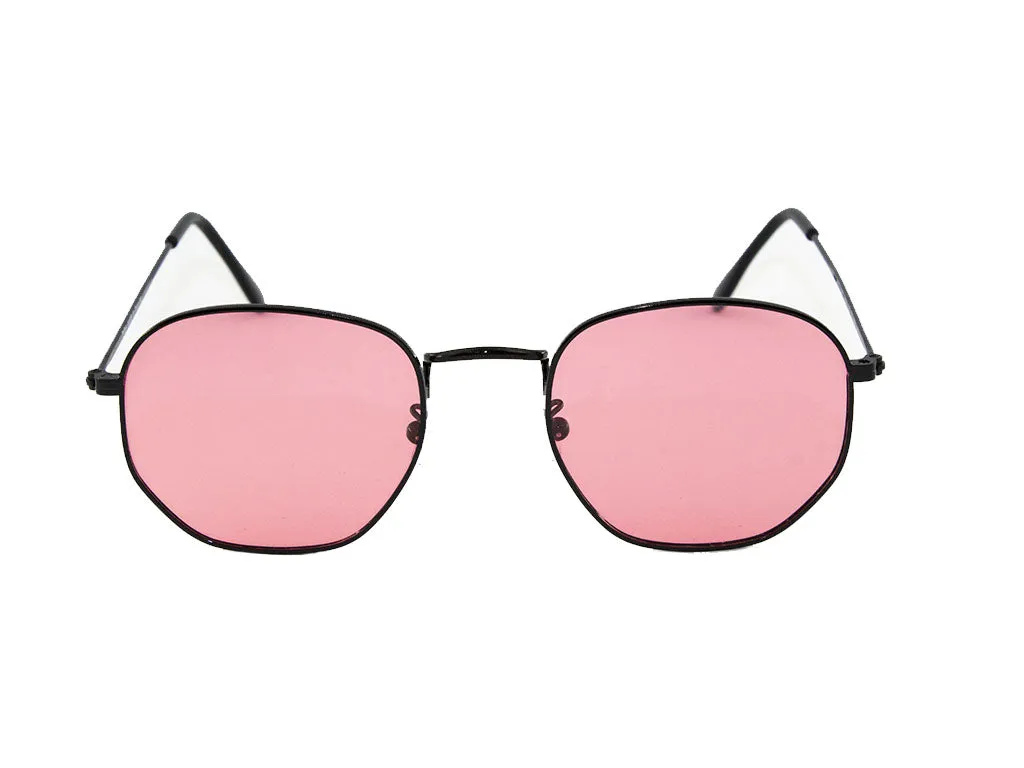 Exit+ Donna EX352 C.03 nero/rosa Occhiali da sole Metallo Nero Geometrica - immagine 2