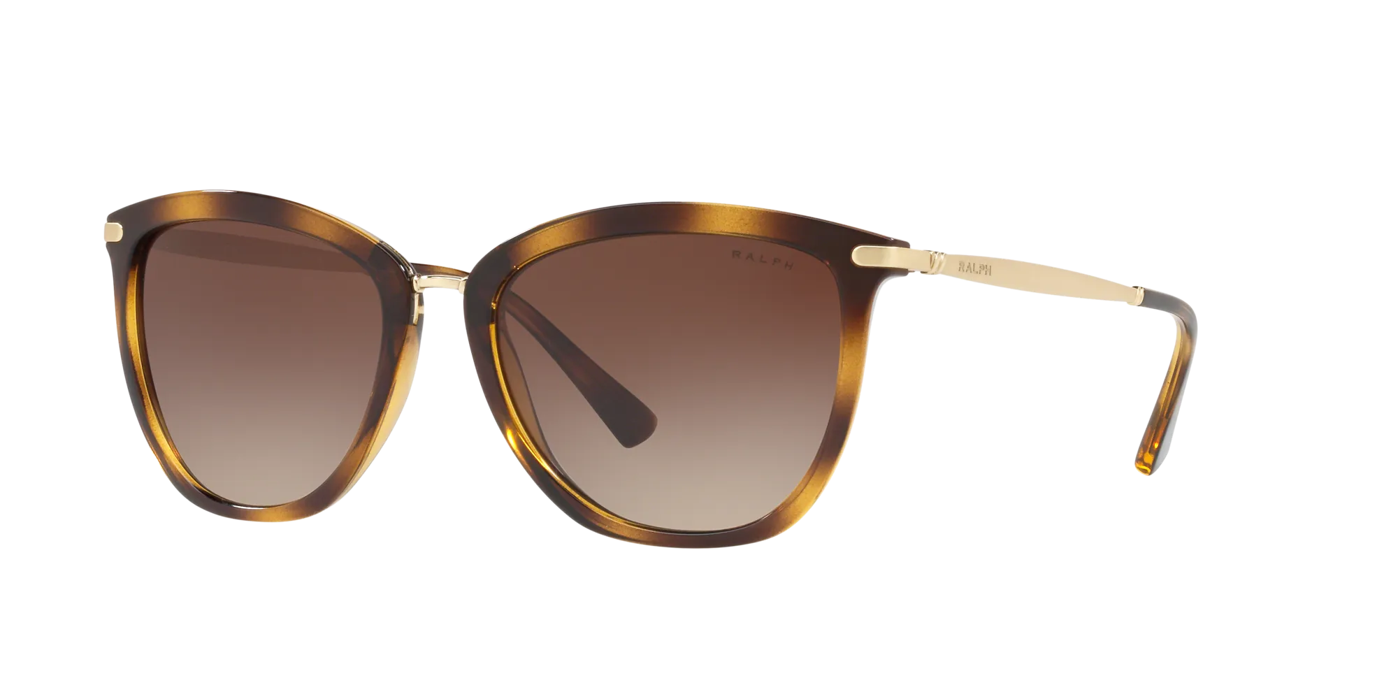Ralph Lauren RA5245 500313 Occhiali da sole Iniettato Tartaruga Marrone Cat Eye Normale Sfumato - immagine 1