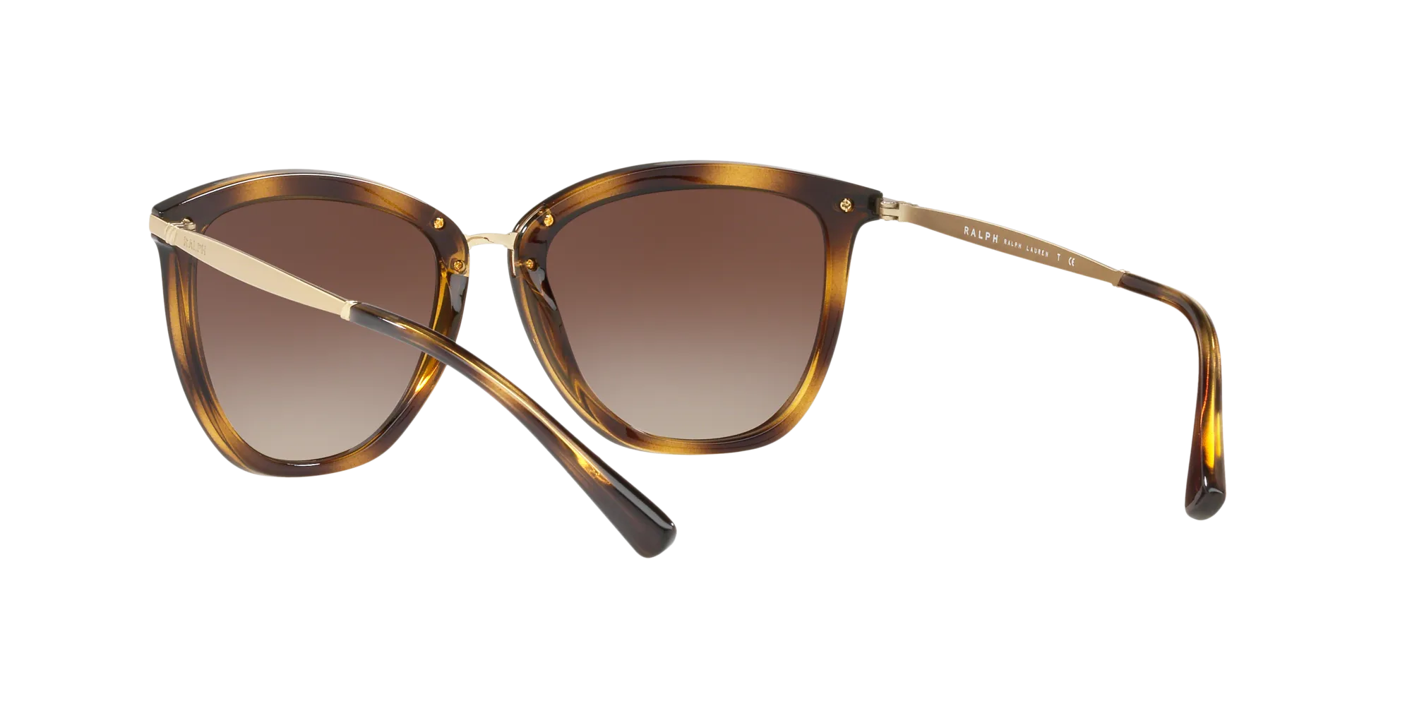Ralph Lauren RA5245 500313 Occhiali da sole Iniettato Tartaruga Marrone Cat Eye Normale Sfumato - immagine 4