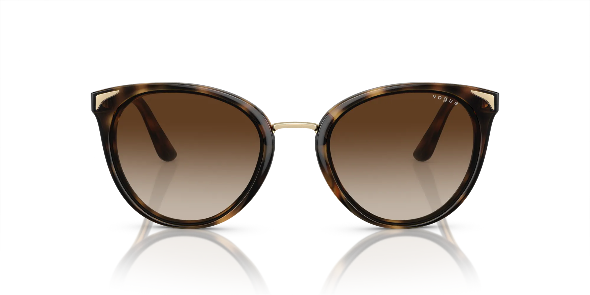 VOGUE EYEWEAR VO5230S W65613 Occhiali da sole Nylon Marrone Marrone Farfalla Normale Sfumato - immagine 3
