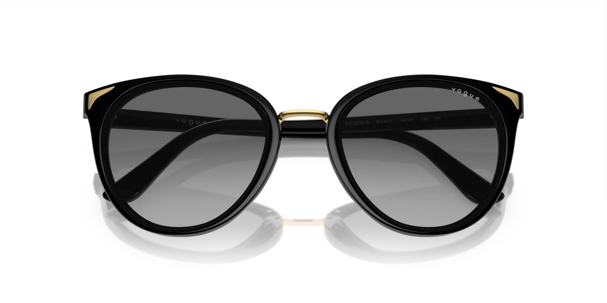 VOGUE EYEWEAR VO5230S W44/11 Occhiali da sole Iniettato Nero Grigio Farfalla Normale Sfumato - immagine 2