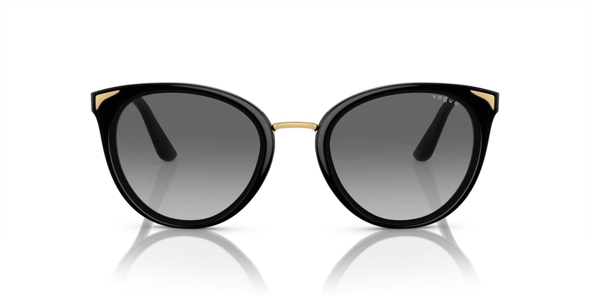VOGUE EYEWEAR VO5230S W44/11 Occhiali da sole Iniettato Nero Grigio Farfalla Normale Sfumato - immagine 3