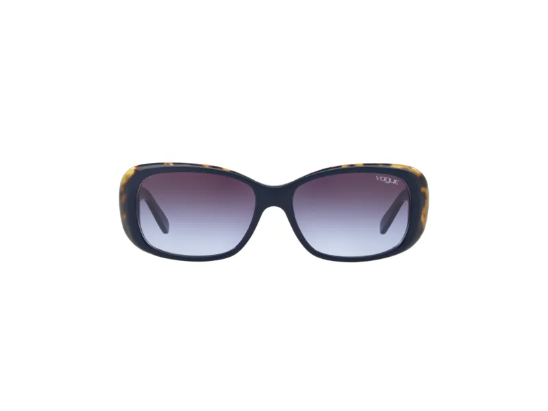 VOGUE EYEWEAR VO2606S 26474Q Occhiali da sole Acetato Blu Grigio Squadrata Normale Sfumato - immagine 2