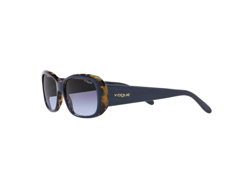 VOGUE EYEWEAR VO2606S 26474Q Occhiali da sole Acetato Blu Grigio Squadrata Normale Sfumato - immagine 3