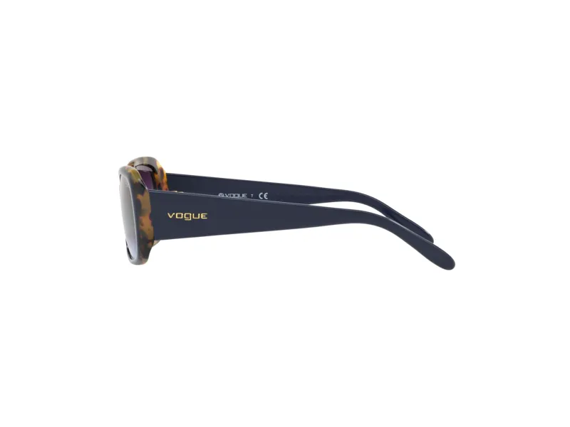 VOGUE EYEWEAR VO2606S 26474Q Occhiali da sole Acetato Blu Grigio Squadrata Normale Sfumato - immagine 4