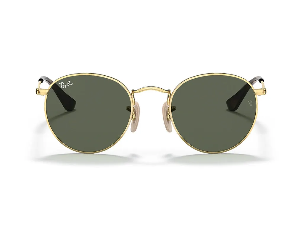 Ray - Ban RJ9547S JUNIOR ROUND 223/71 Occhiali da sole bambino Metallo Oro Verde Rotonda Normale - immagine 2