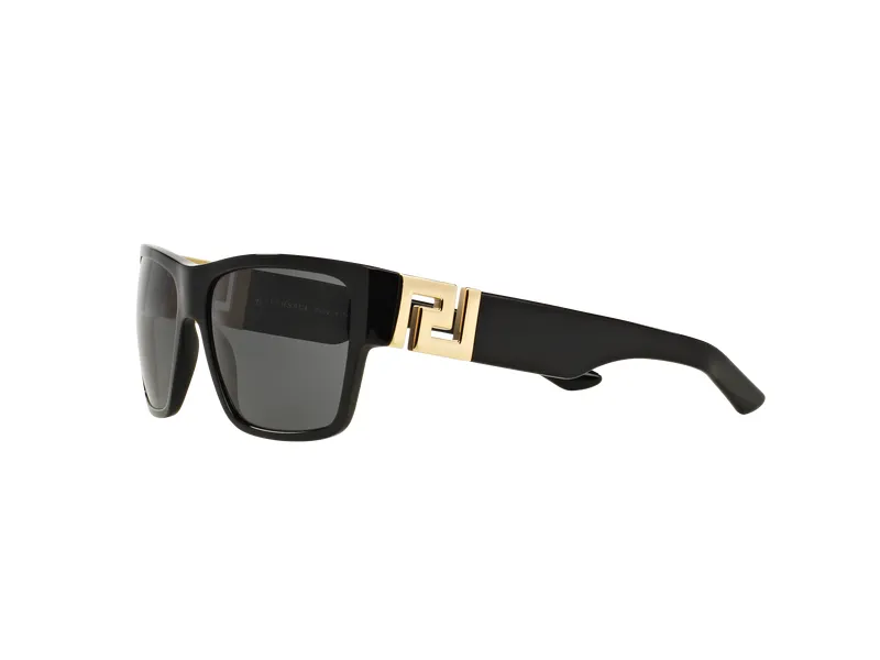 Versace VE4296 GB1/87 Occhiali da sole Acetato Nero Grigio Squadrata Normale - immagine 3
