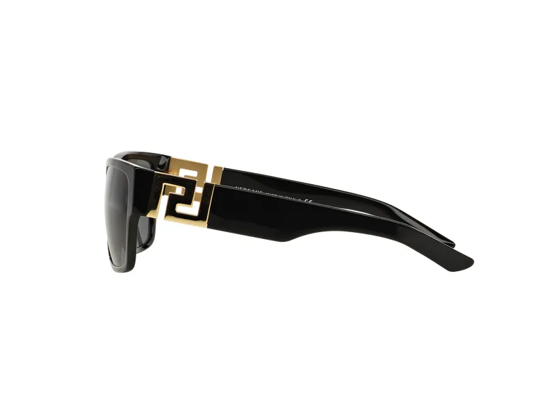 Versace VE4296 GB1/87 Occhiali da sole Acetato Nero Grigio Squadrata Normale - immagine 4