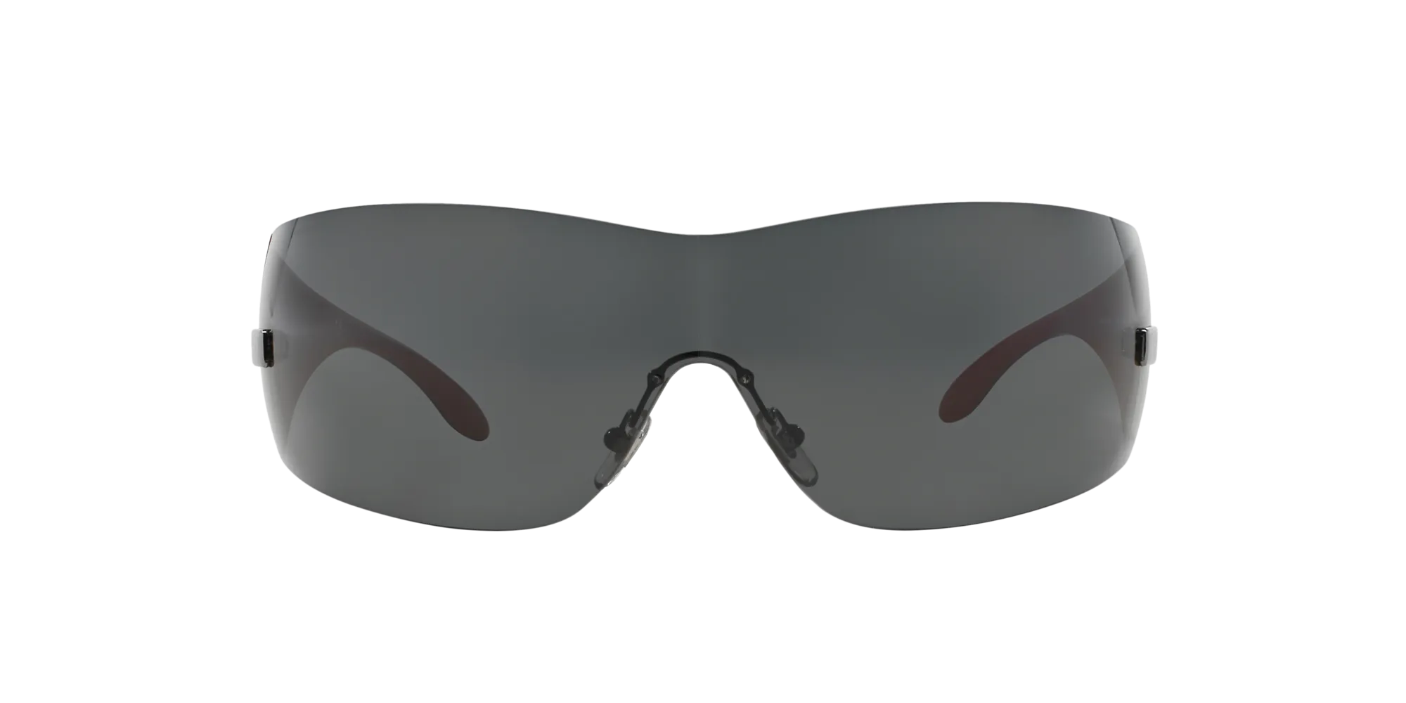 Versace VE2054 100187 Occhiali da sole Iniettato Grigio Grigio Squadrata Normale - immagine 2