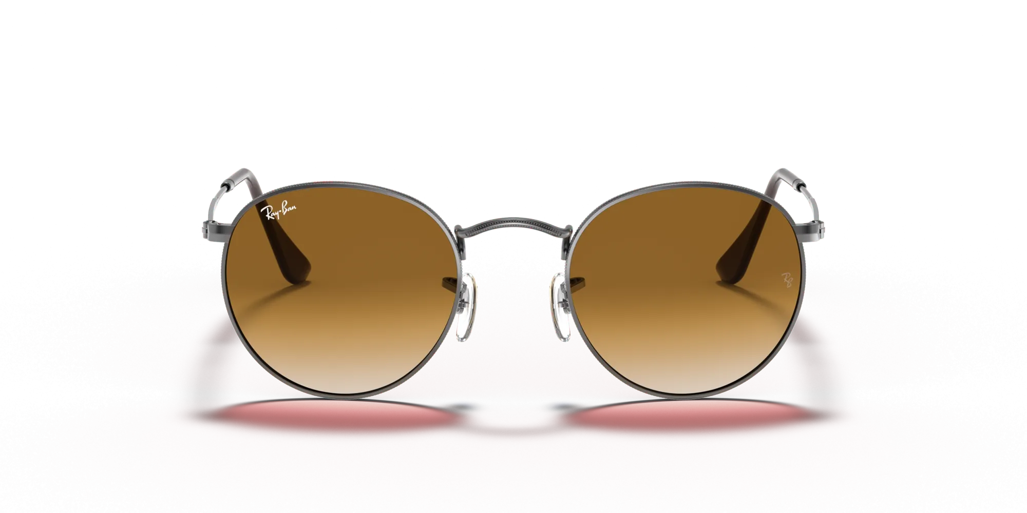 Ray - Ban RB3447N ROUND METAL 004/51 Occhiali da sole Metallo Grigio Rotonda Normale Sfumato - immagine 3
