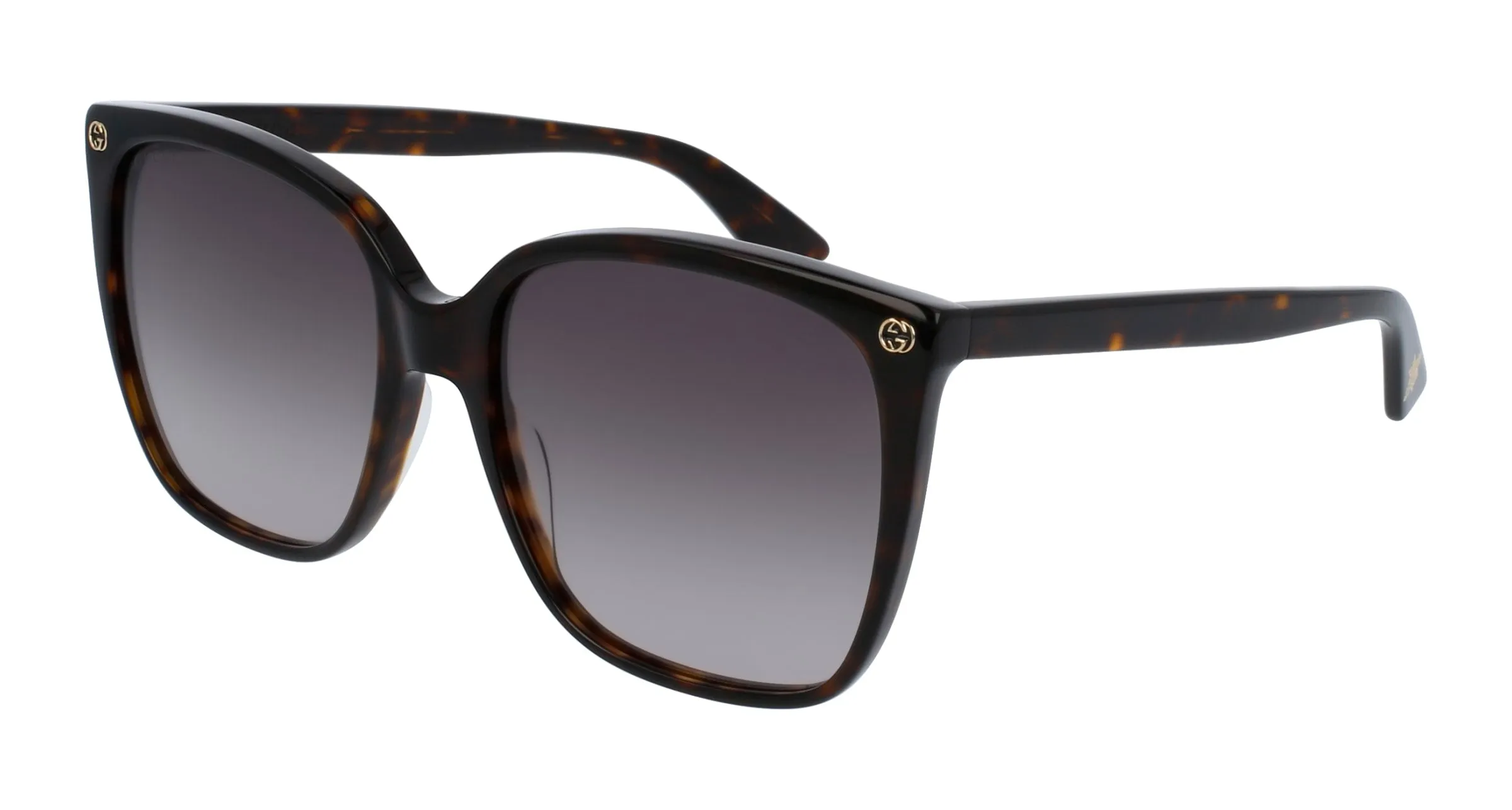Gucci GG0022S 003 Occhiali da sole Acetato Havana Marrone Cat Eye Normale - immagine 1