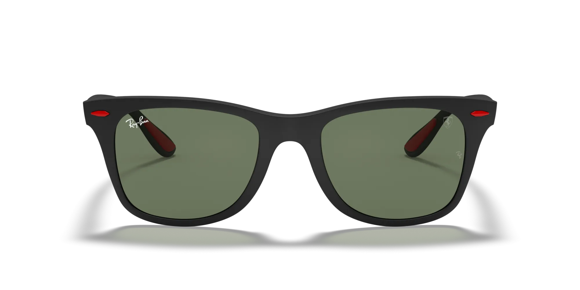 Ray - Ban RB4195M SCUDERIA FERRARI COLLECTION F60271 Occhiali da sole Peek Nero Verde Squadrata Normale - immagine 3