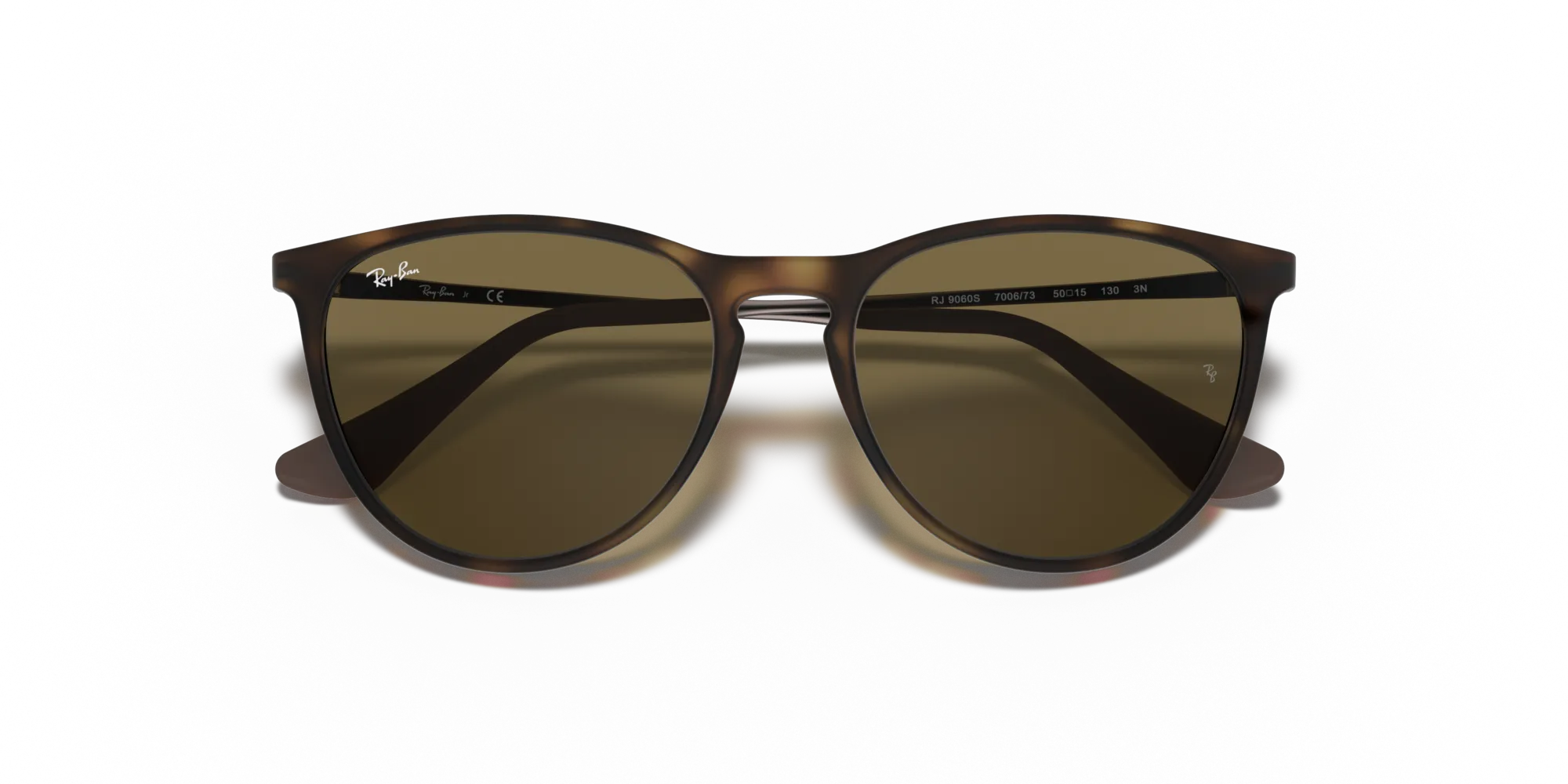 Ray - Ban RJ9060S JUNIOR ERIKA 700673 Occhiali da sole bambino Iniettato Tartaruga Marrone Pantos Normale - immagine 2