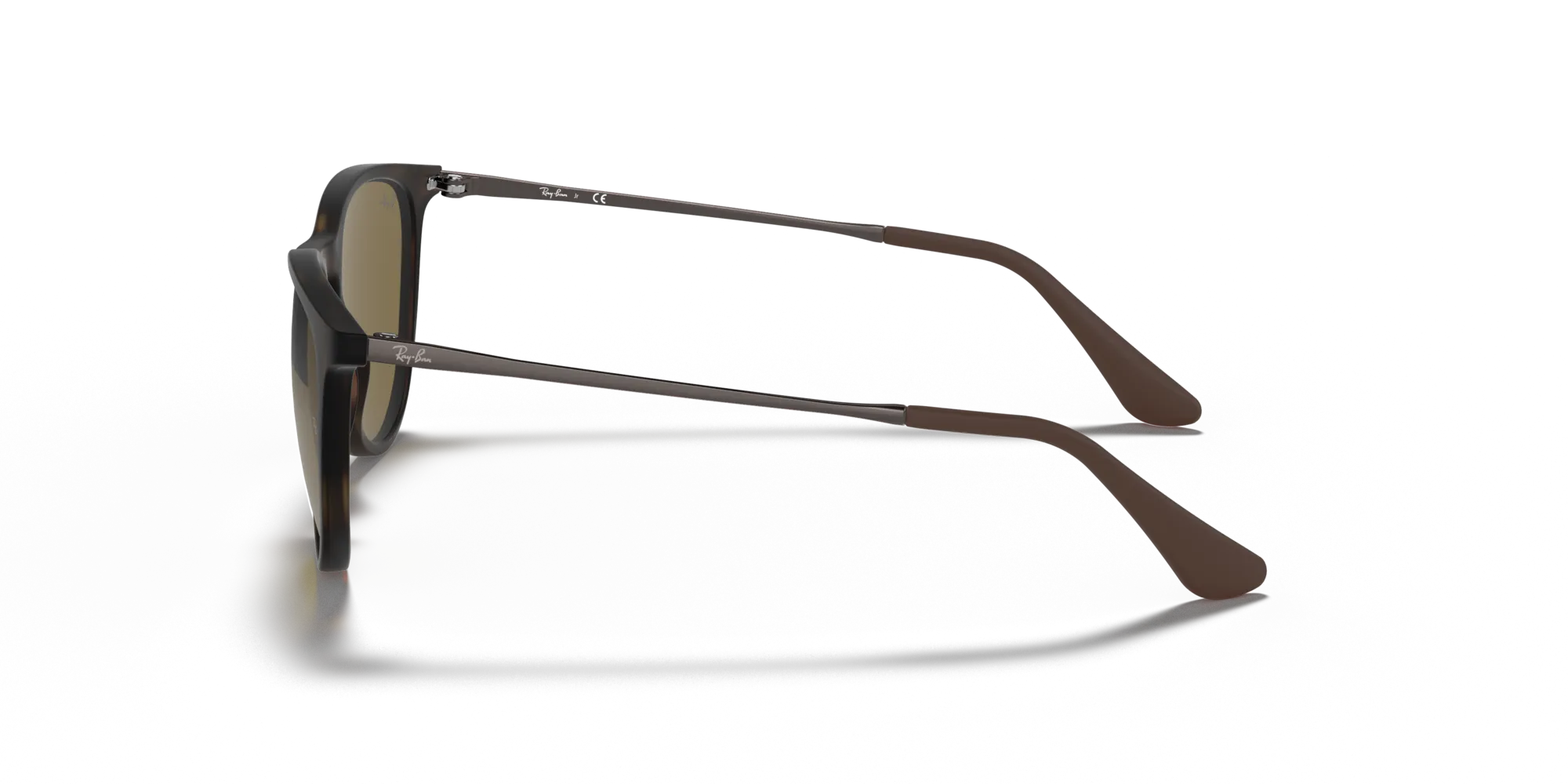 Ray - Ban RJ9060S JUNIOR ERIKA 700673 Occhiali da sole bambino Iniettato Tartaruga Marrone Pantos Normale - immagine 4