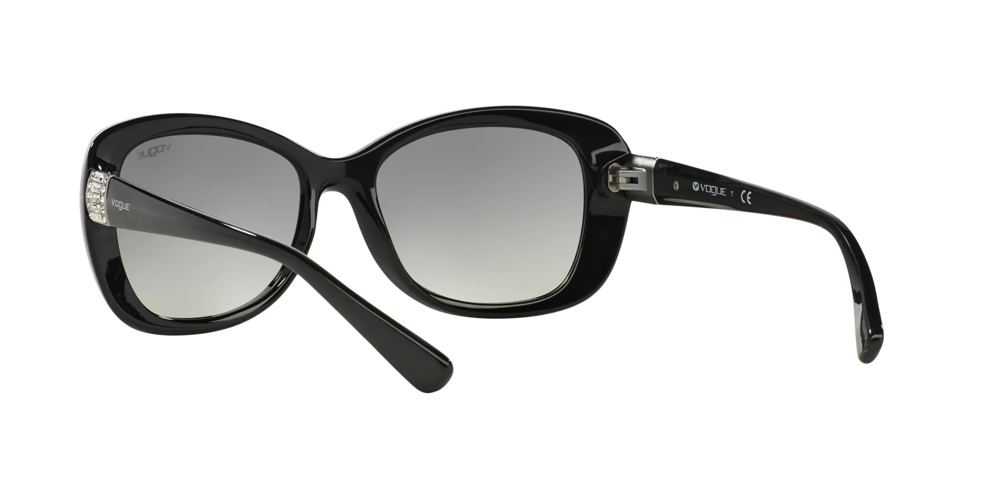 VOGUE EYEWEAR VO2943SB W44/11 Occhiali da sole Iniettato Nero Grigio Farfalla Normale Sfumato - immagine 4