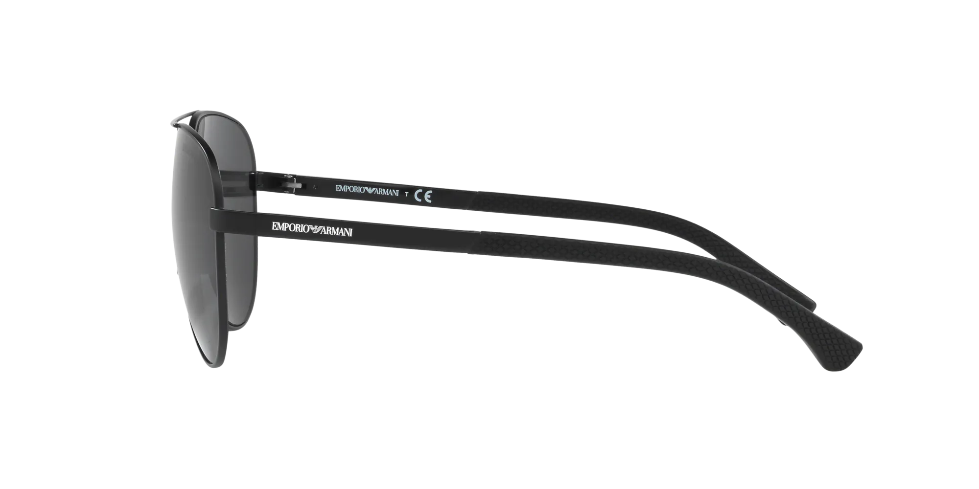 Emporio Armani EA2059 320387 Occhiali da sole Metallo Nero Grigio Pilot Normale - immagine 3