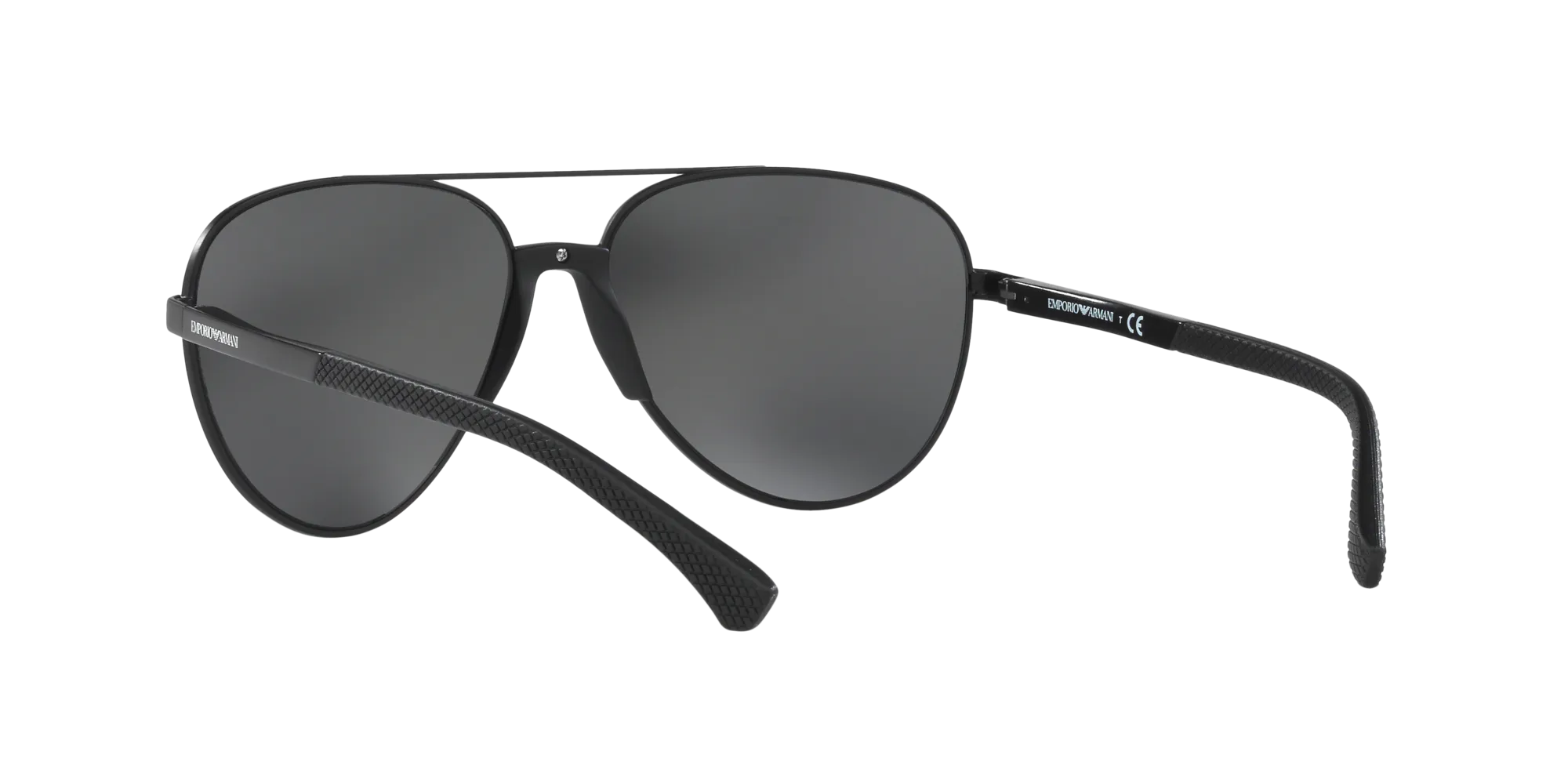 Emporio Armani EA2059 320387 Occhiali da sole Metallo Nero Grigio Pilot Normale - immagine 4