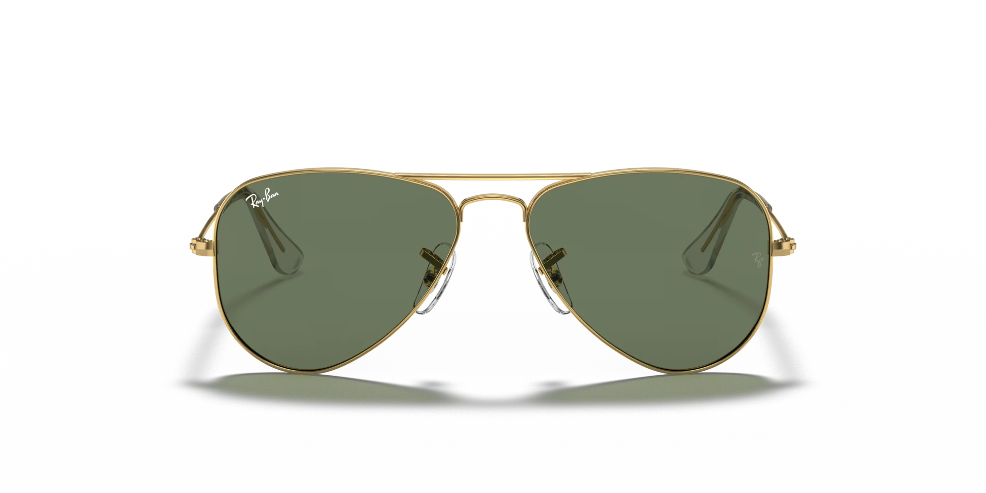 Ray - Ban RJ9506S JUNIOR AVIATOR 223/71 Occhiali da sole bambino Metallo Oro Verde Pilot Normale - immagine 3