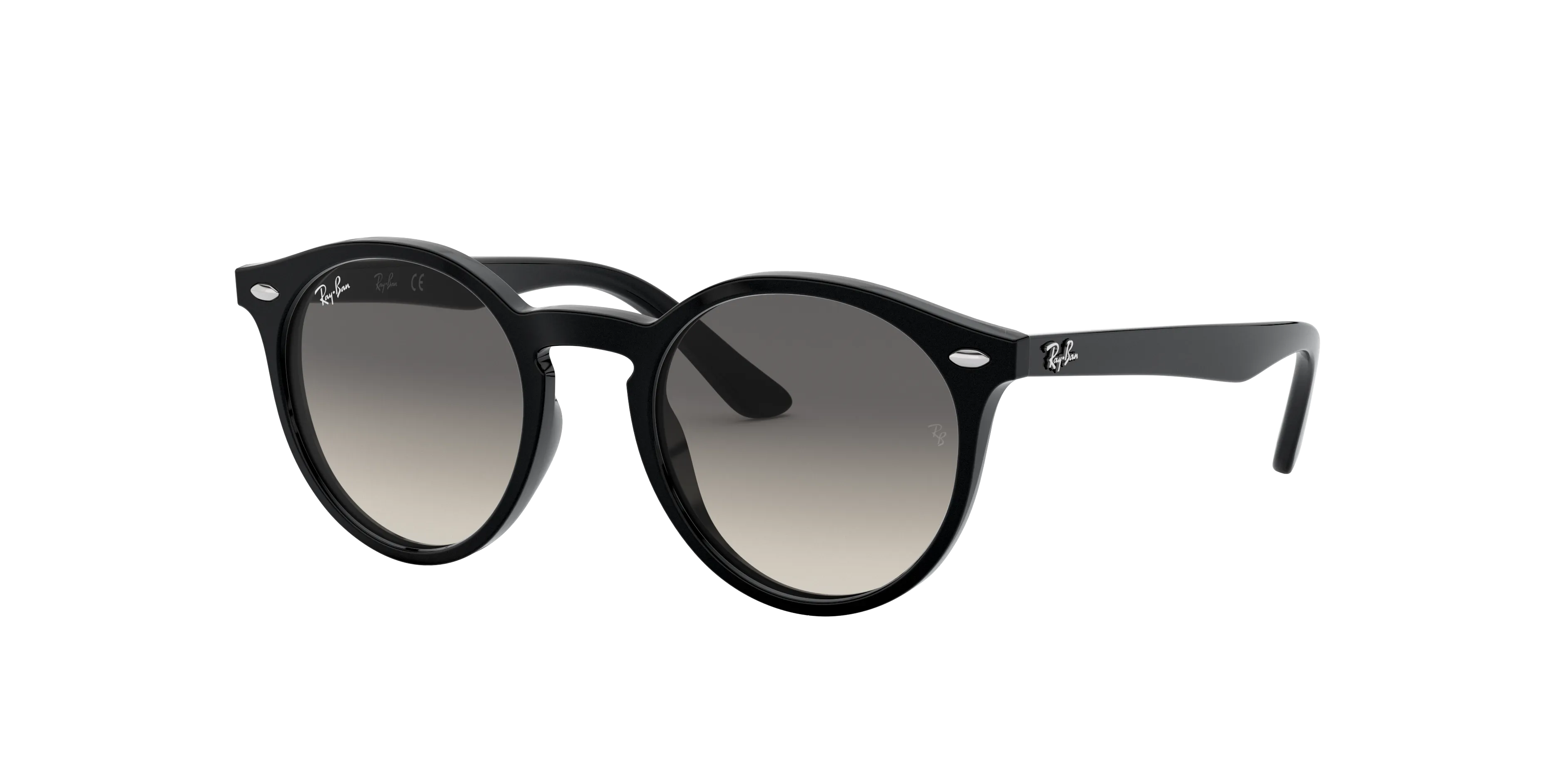 Ray - Ban RJ9064S 100/11 Occhiali da sole bambino Iniettato Nero Grigio Pantos Normale - immagine 1