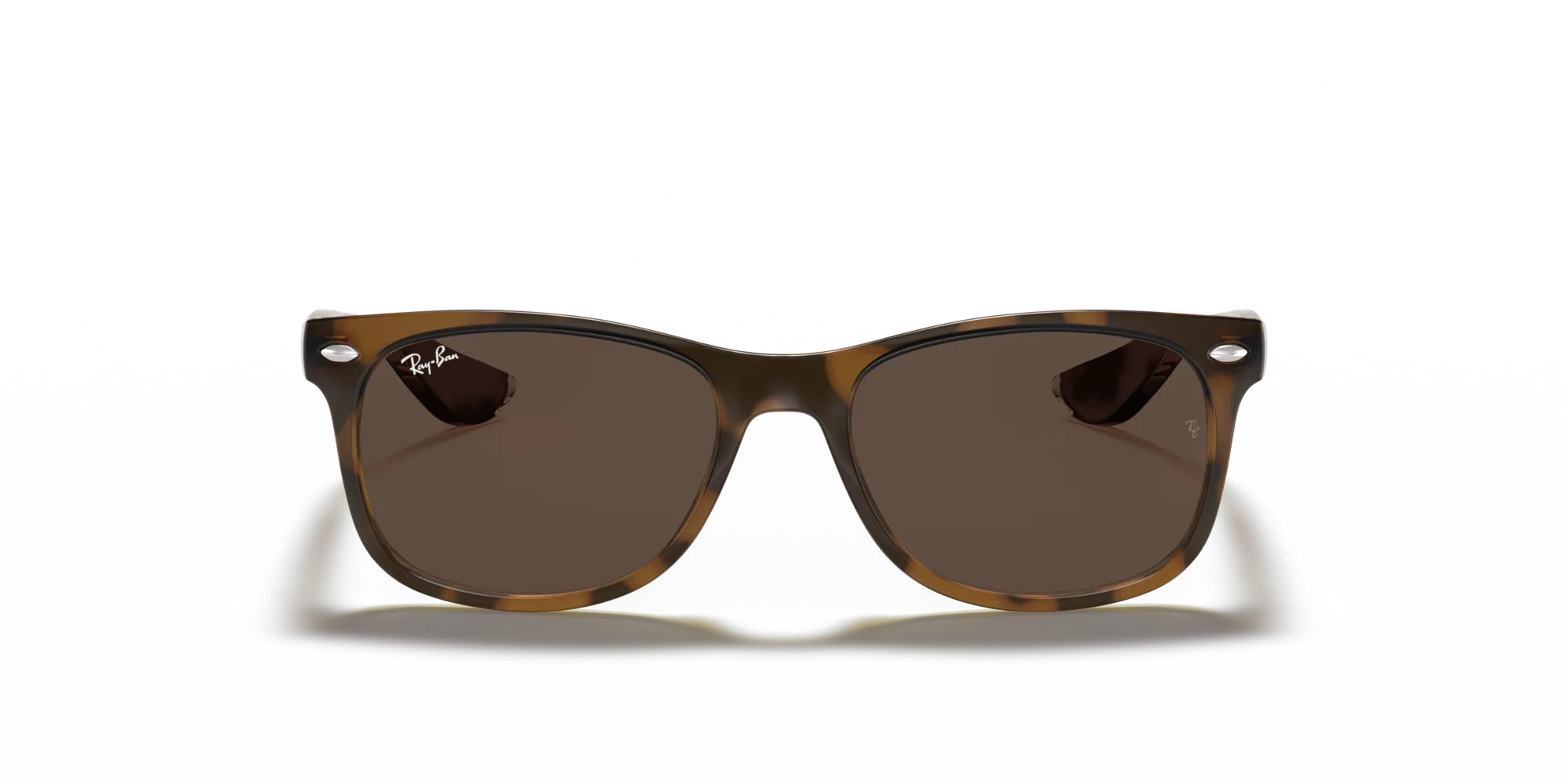 Ray - Ban RJ9052S JUNIOR NEW WAYFARER 152/73 Occhiali da sole bambino Iniettato Tartaruga Marrone Squadrata Normale - immagine 3