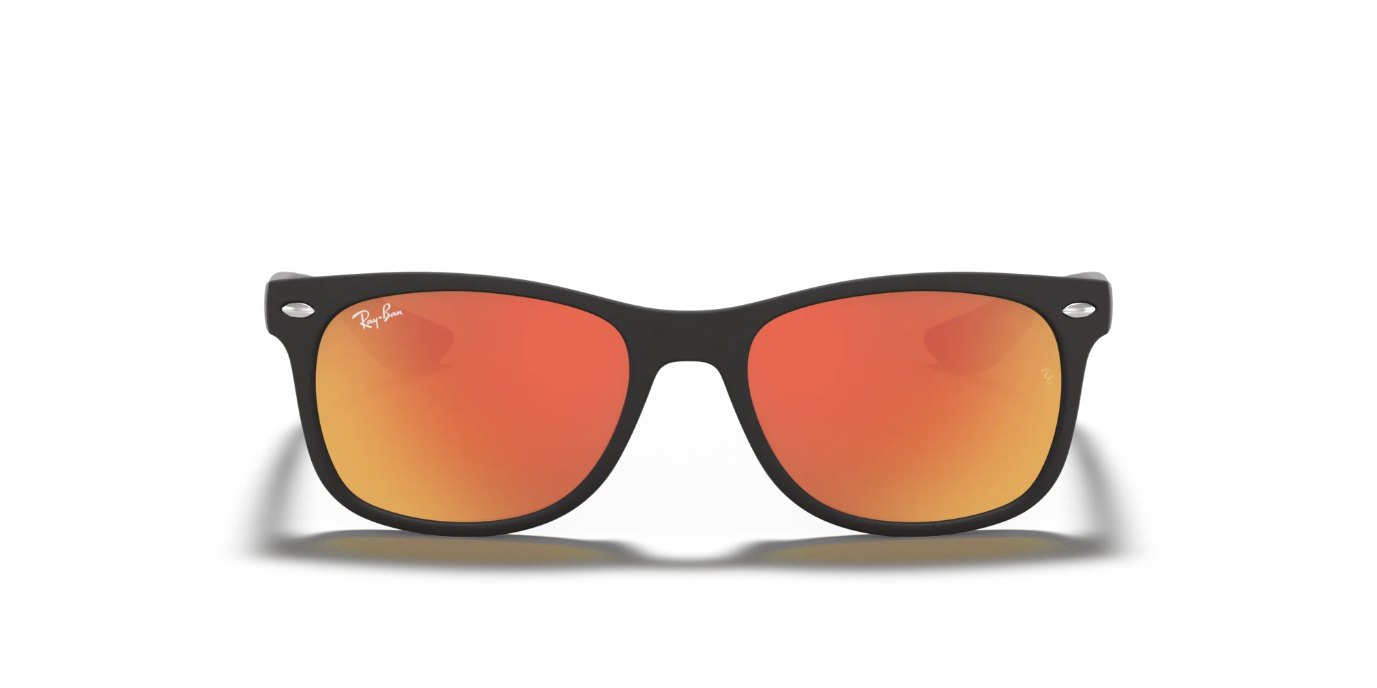 Ray - Ban RJ9052S JUNIOR NEW WAYFARER 100S6Q Occhiali da sole Iniettato Nero [""] Squadrata Normale - immagine 3