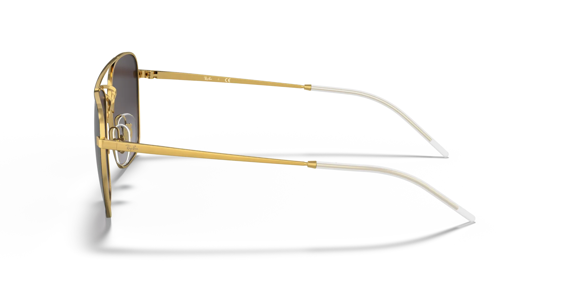 Ray - Ban RB3588 90548G Occhiali da sole Metallo Nero Grigio Squadrata Normale - immagine 4