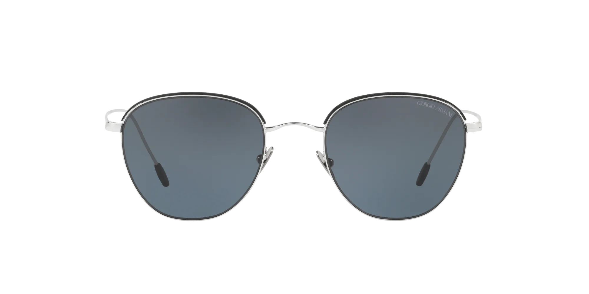 Giorgio Armani AR6048 301587 Occhiali da sole Acciaio Argento Grigio Squadrata Normale - immagine 2