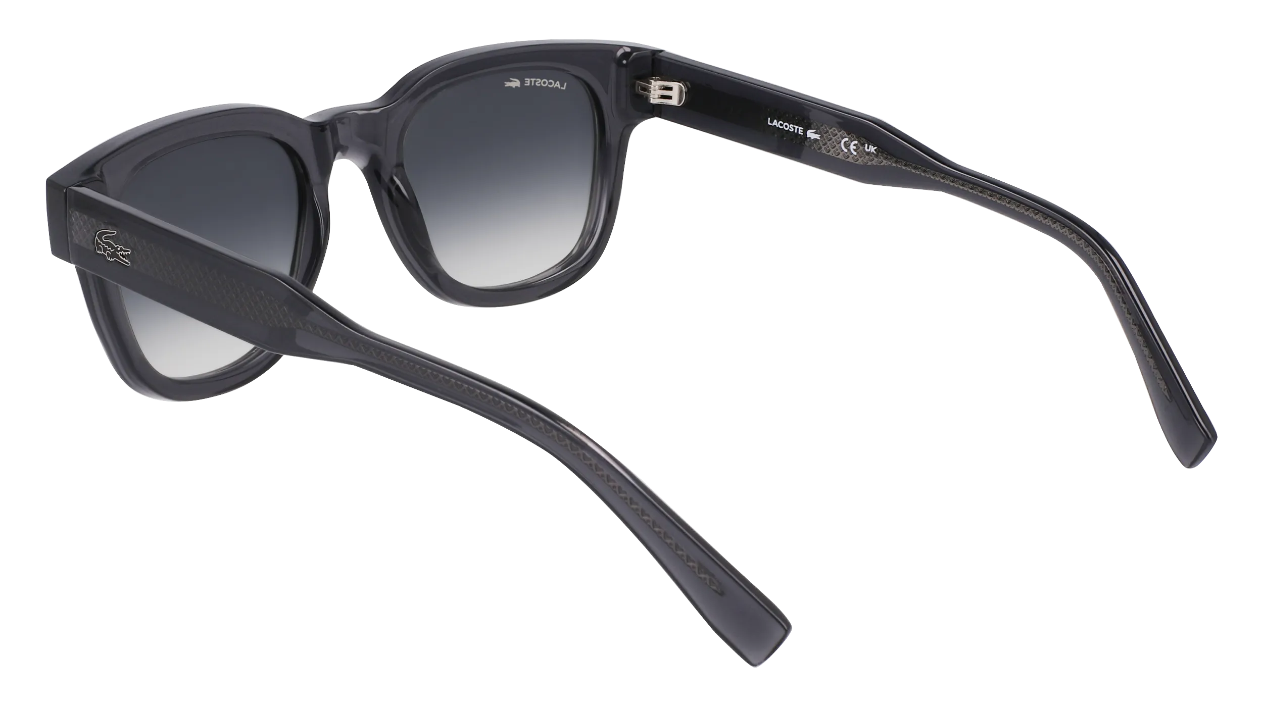 Lacoste L6023S 035 Occhiali da sole Bio-iniettato Grigio Rotonda Normale Normale - immagine 3