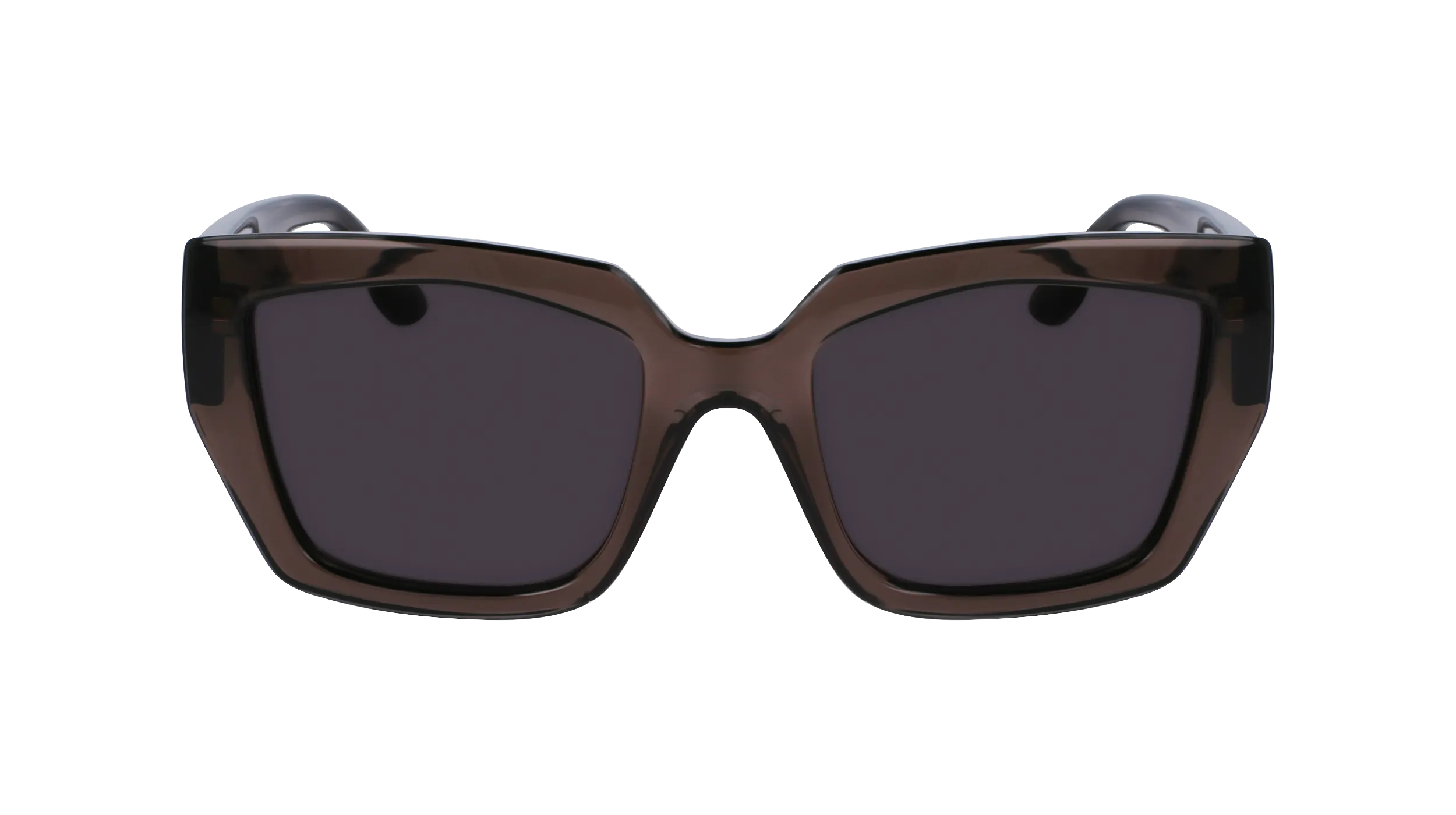 Karl Lagerfeld KL6143S 020 Occhiali da sole Iniettato Grigio Squadrata Normale Normale - immagine 2