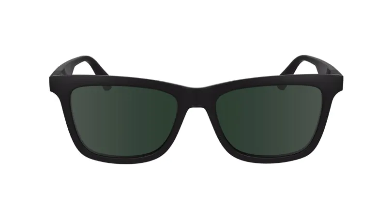 Calvin Klein CKJ24601S 002 Occhiali da sole Bio-iniettato Nero Verde Squadrata Normale Normale - immagine 2