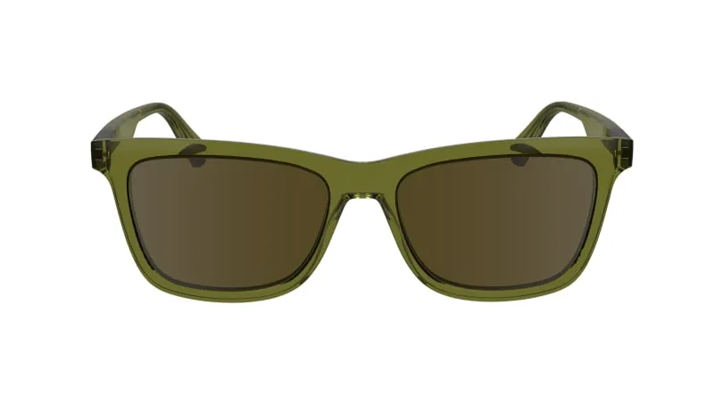 Calvin Klein CKJ24601S 309 Occhiali da sole Bio-iniettato Verde Marrone Squadrata Normale Normale - immagine 2