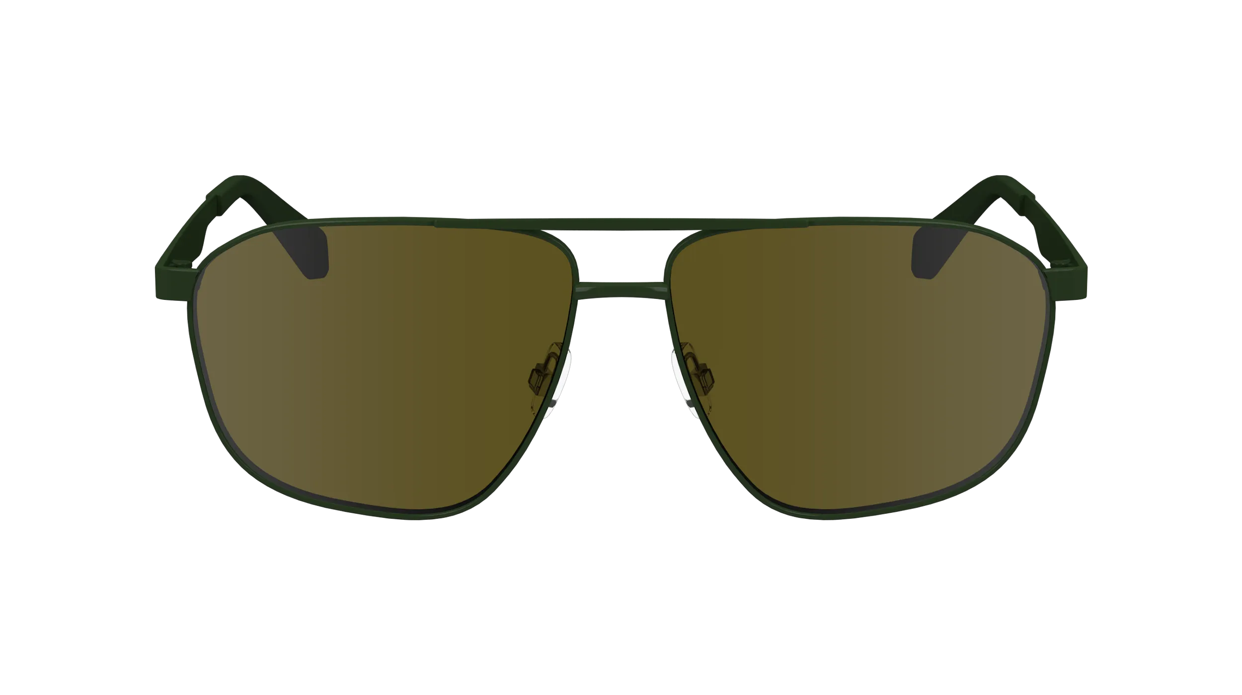 Calvin Klein CKJ24202S 309 Occhiali da sole Metallo Verde Marrone Squadrata Normale Normale - immagine 3