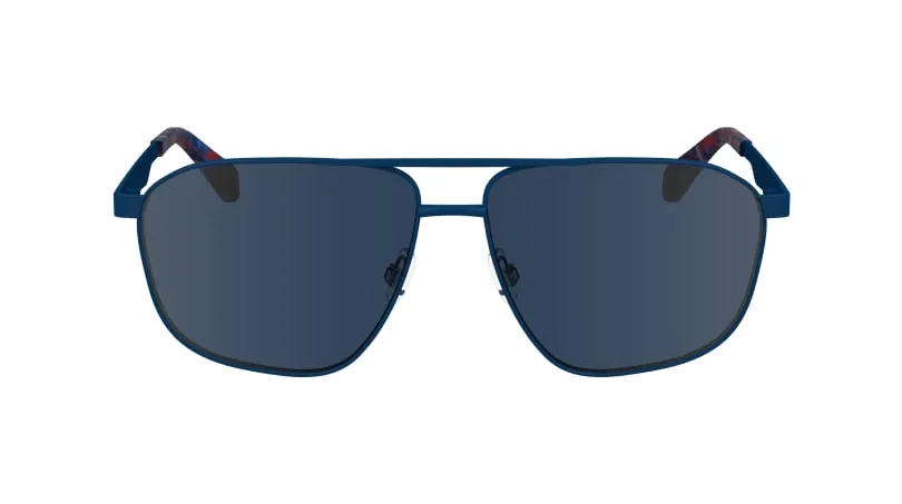 Calvin Klein CKJ24202S 400 Occhiali da sole Metallo Blu Blu Squadrata Normale Normale - immagine 2