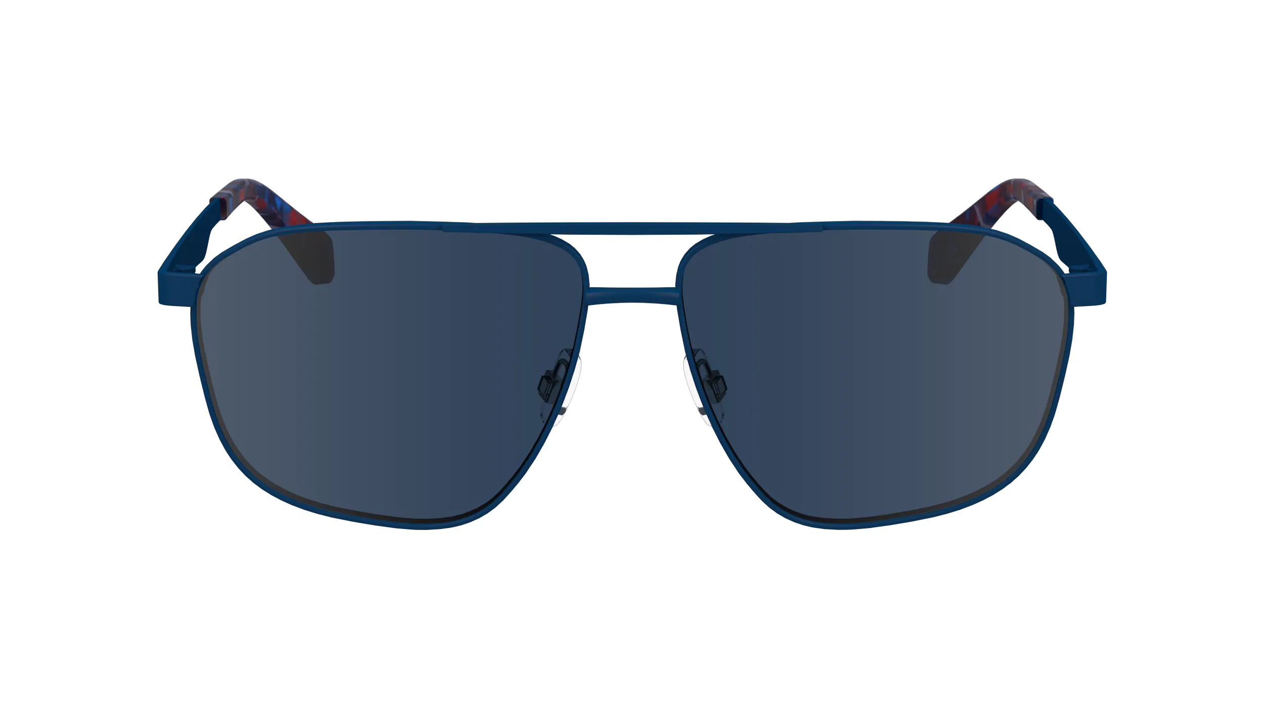 Calvin Klein CKJ24202S 400 Occhiali da sole Metallo Blu Blu Squadrata Normale Normale - immagine 3