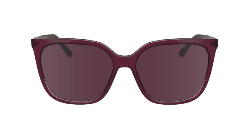 Calvin Klein CK24509S 613 Occhiali da sole Acetato Rosso Rosso Squadrata Normale Normale - immagine 2