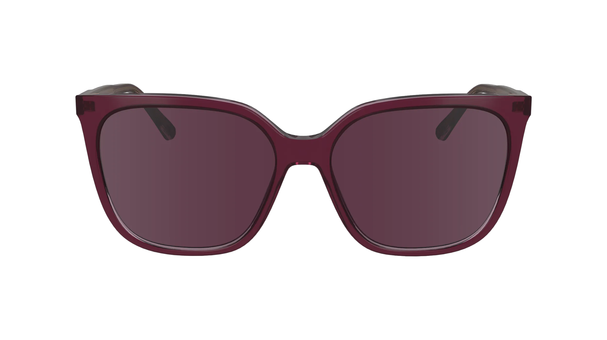 Calvin Klein CK24509S 613 Occhiali da sole Acetato Rosso Rosso Squadrata Normale Normale - immagine 3