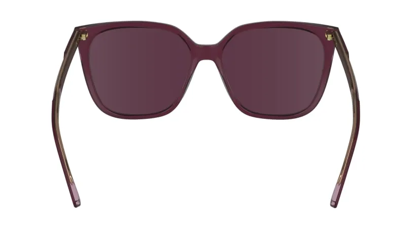 Calvin Klein CK24509S 613 Occhiali da sole Acetato Rosso Rosso Squadrata Normale Normale - immagine 4