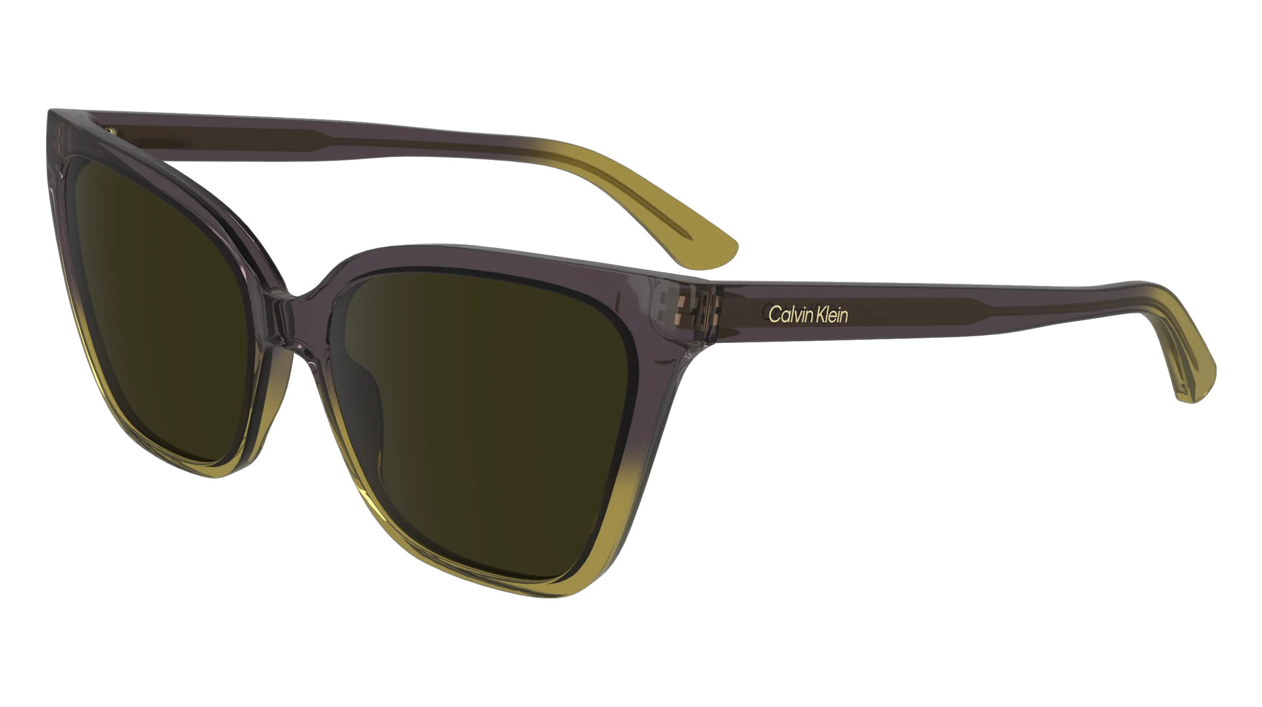 Calvin Klein CK24507S 516 Occhiali da sole Bio-iniettato Viola Marrone Cat Eye Normale Normale - immagine 1